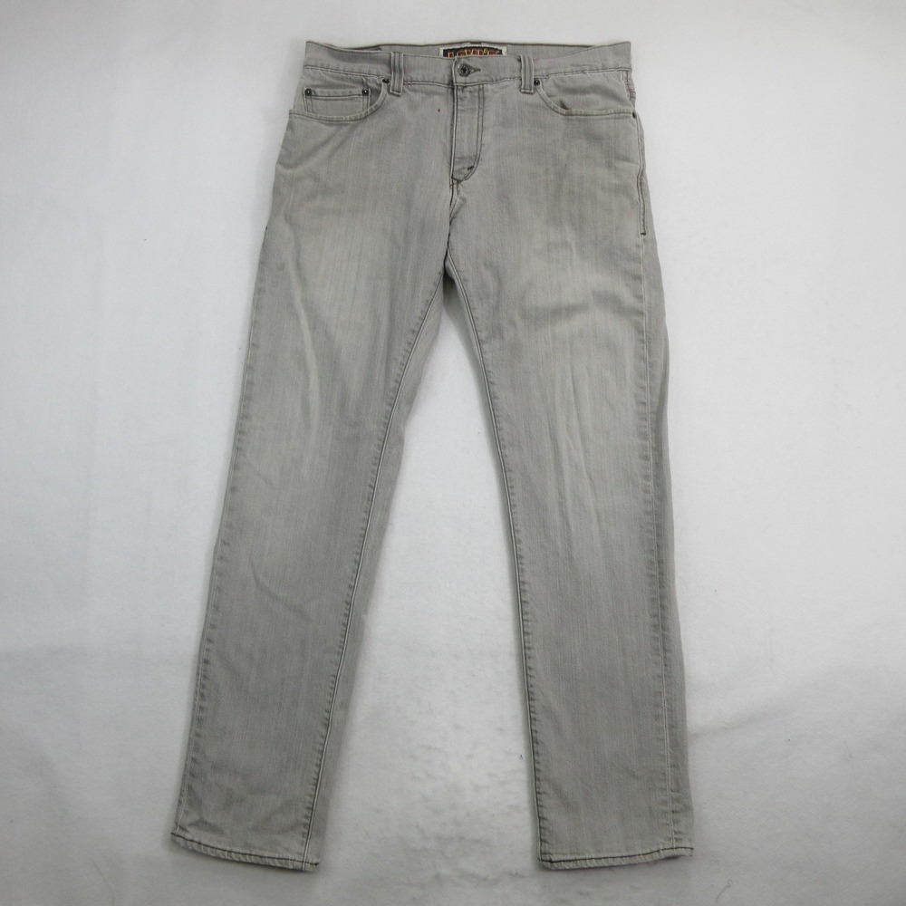 Levi's Men's Jeans 34x34 511 Skinny Light Gray Stretch Denim Y2K 2009